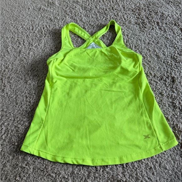 Neon Yellow Athletic Tank Top - Picture 1 of 3